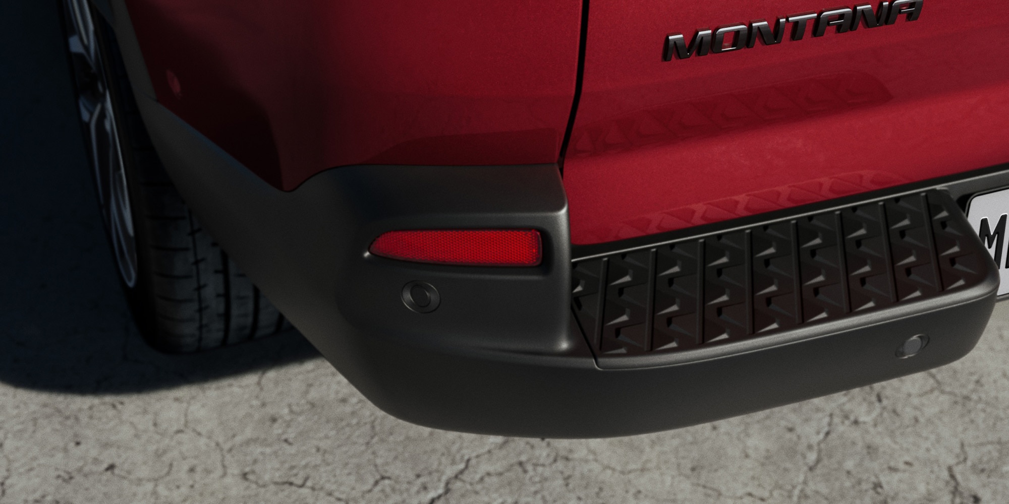 Traseira da nova Montana 2026